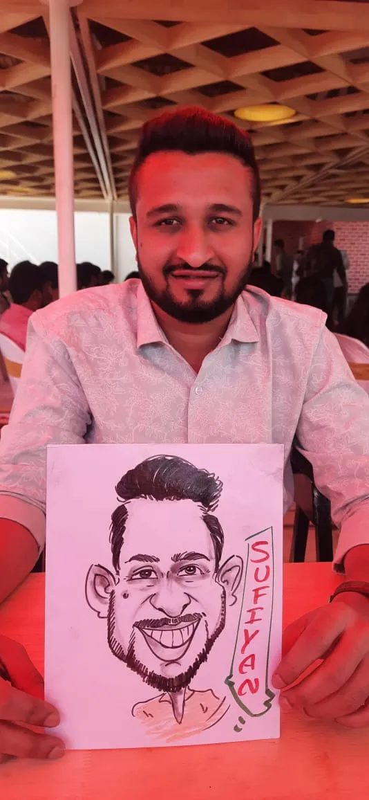 Caricature artist in Hyderabad