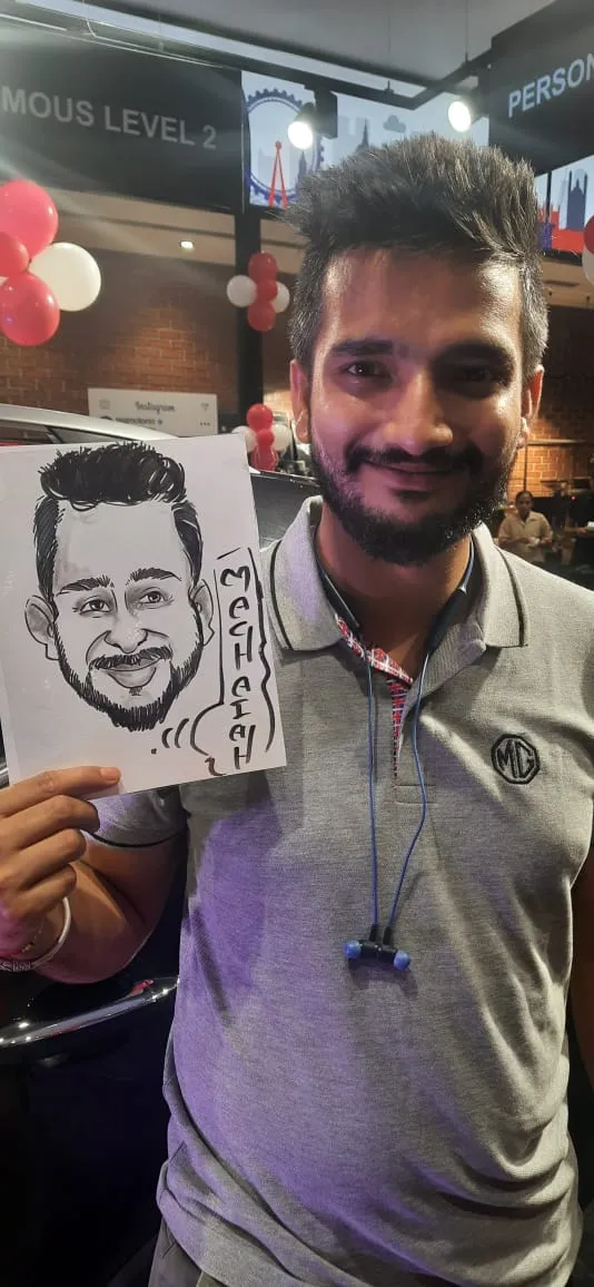 Caricature artist in Hyderabad