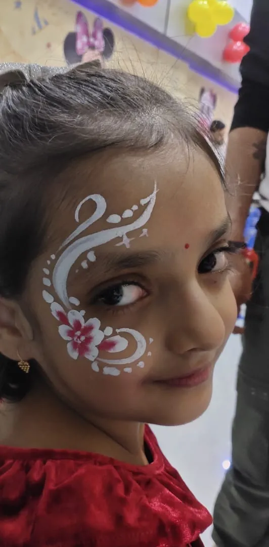 face painting artist hyderabad corporate