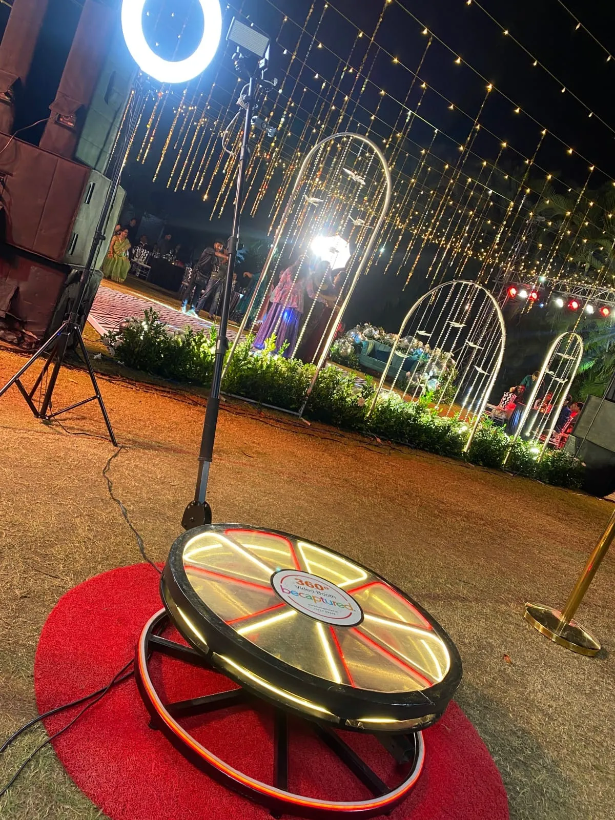 360 photo booth in hyderabad wedding