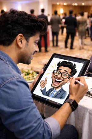 Digital caricature artist in Hyderabad
