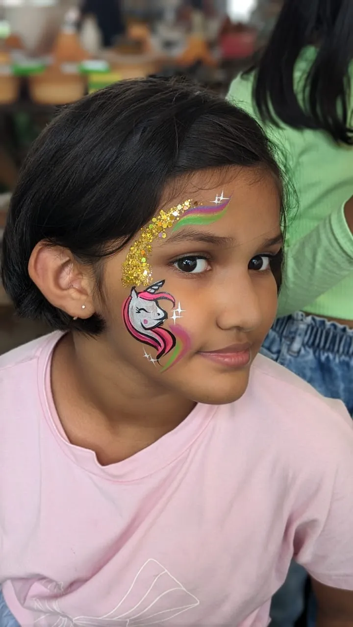Glitter Face Painting Artist