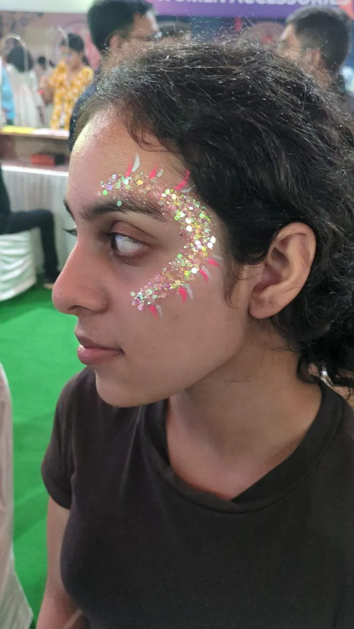 Glitter Face Painting Artist