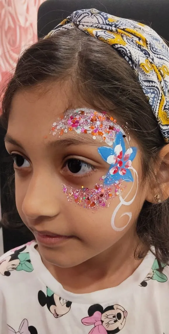 Glitter Face Painting Artist