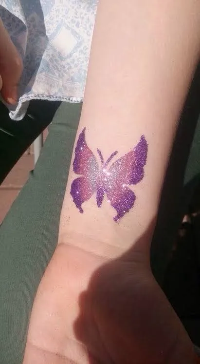 glitter tattoo artist corporate event