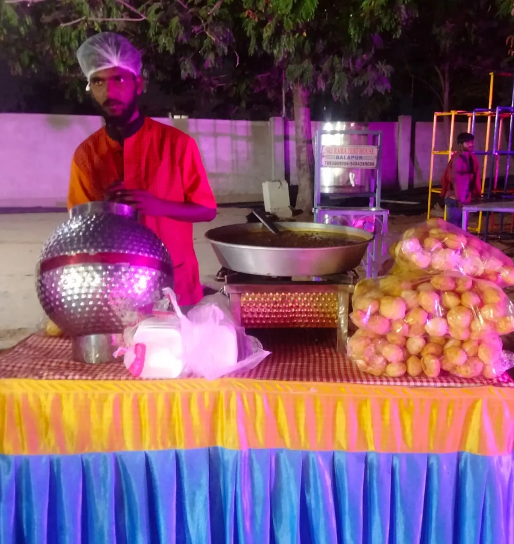 pani puri in hyderabad wedding