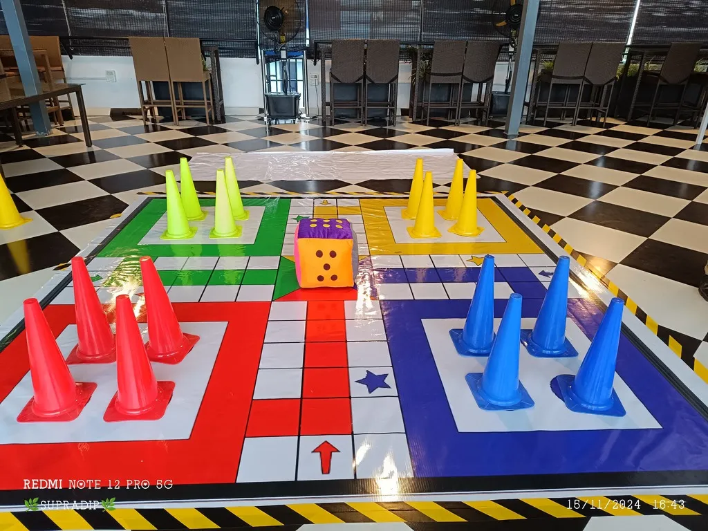 giant ludo game in hyderabad carnival event